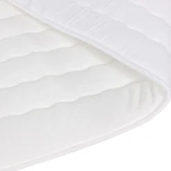 Garnero Arredamenti Topper|Topper-Topper alla francese 140x200cm trapuntato imbottito con elastici bianco Corsica