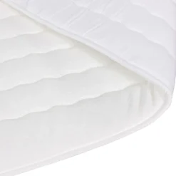 Garnero Arredamenti Topper|Topper-Topper matrimoniale king size 200x200cm trapuntato imbottito con elastici bianco Corsica