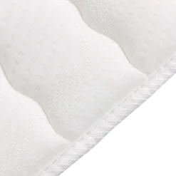 Garnero Arredamenti Topper|Topper-Topper matrimoniale 160x200cm trapuntato imbottito con elastici bianco Corsica