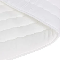 Garnero Arredamenti Topper|Topper-Topper singolo 80x200cm trapuntato imbottito con elastici bianco Corsica