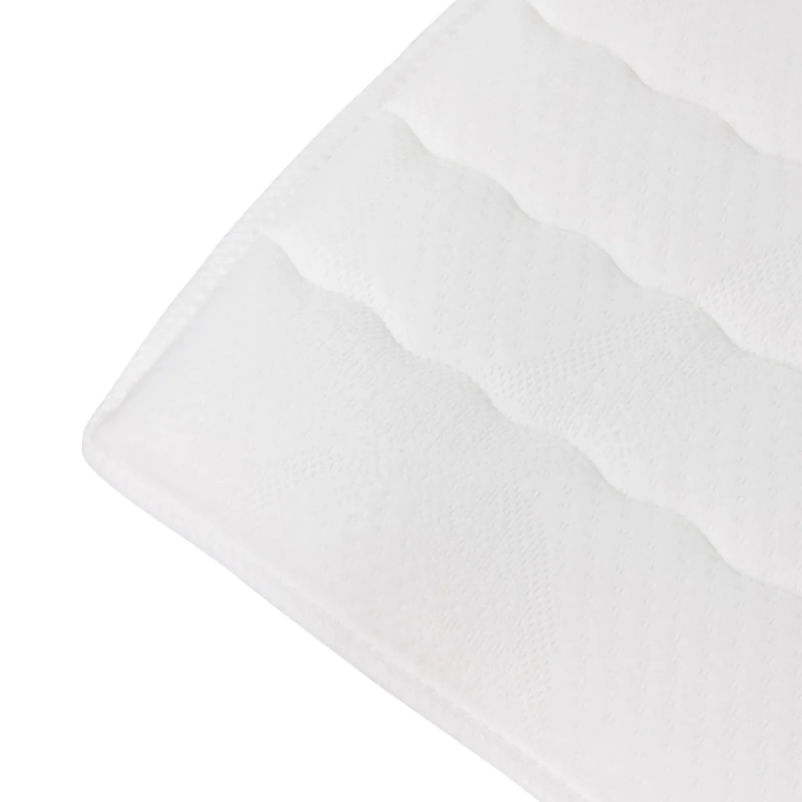 Garnero Arredamenti Topper|Topper-Topper singolo 80x200cm trapuntato imbottito con elastici bianco Corsica